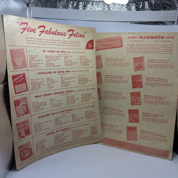 RICH YOUNG & PRETTY Sheet Music "I Can See You & Wonder" Jane Powell Vic Damone - Picture 11 of 11